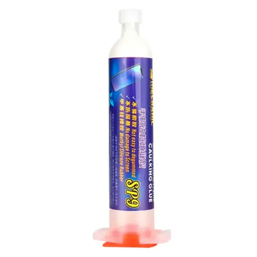 [916499] Mechanic SP9 adhesive sealant, for gluing back covers, for display frames, 30 ml, white