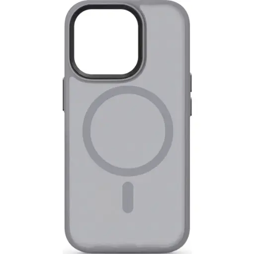[4821000174401] Matte Corrugated Camera MagSafe Cover for IPhone 14 Pro Max 6.7 gray