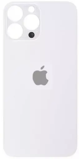 [911126] Задня панель корпусу для iPhone 13 Pro Max, біла, не потрібно знімати скло камери, Silver, big hole