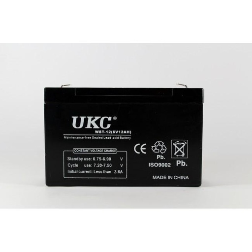 [4821000174760] Battery BATTERY 12A 6V