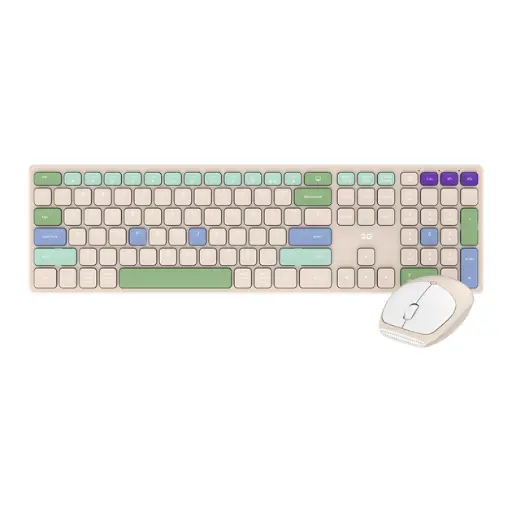 [98506] Комплект бездротова клавіатура + миша Fantech Go WK895 Silent Click Titan Grey