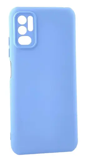 [10986] Silicone FULL Cover Xiaomi Redmi Note 10/Note 10s Ice blue