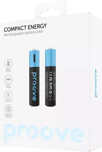 [54812] Акумуляторні батареї Proove Compact Energy AAA 2 ПК