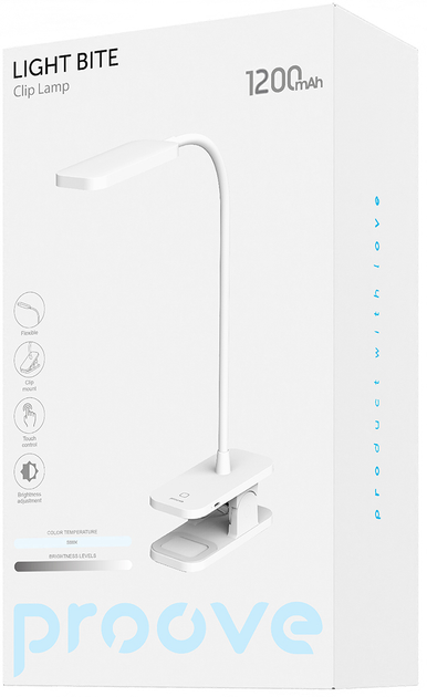 [57493] Настільна лампа Proove Light Bite 1200 mAh
