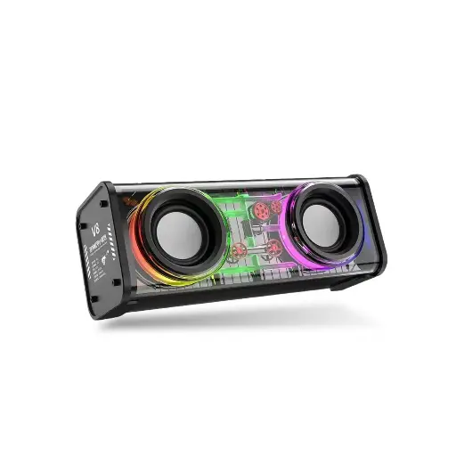 [2000000013008] Портативна колонка V8 BT/TF/USB/TWS 10 Вт, чорний