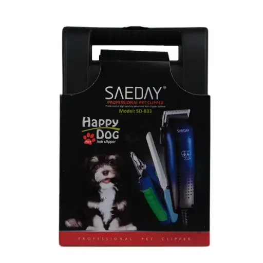 [6948187138335] Saeday SD-833 professional 5 in 1 grooming tool set, blue