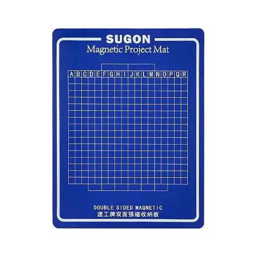 [42100] Магнітний мат універсальний Sugon двосторонній, для розкладання гвинтів та запчастин при розбиранні портативної техніки.