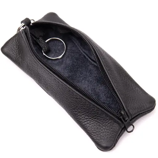 [4821000179192] Leather key case (black)