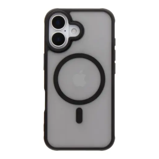 [4821000179277] Space Color TPU+PC Drop-Protection MagSafe Cover for iPhone 16 black
