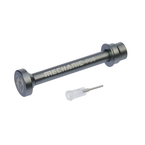[45374] Aluminum pusher Mechanic P09, for a syringe with flux, complete with a G14A nozzle