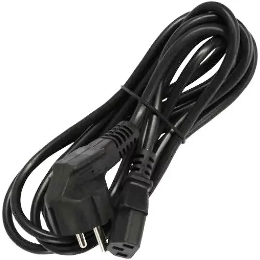 [19904] Computer power cable 3x0.75mm ORIGINAL FACTORY black 1.5m