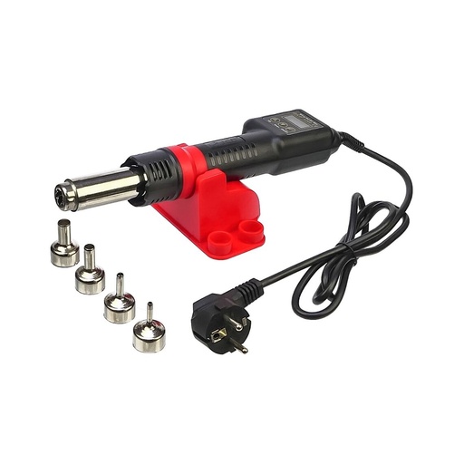 [43060] JCD 8208 heat dryer with built-in digital control unit (regulation t 100-480 gr C, 750W, 220V)