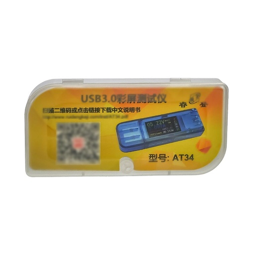 [43059] USB Charger Doctor AT34 багатофункціональний з РК-дисплеєм (USB 3.0, 30V, 4A)