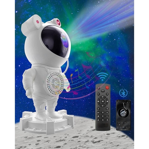 [4821000186008] Astronaut Star Bluetooth projector (white)