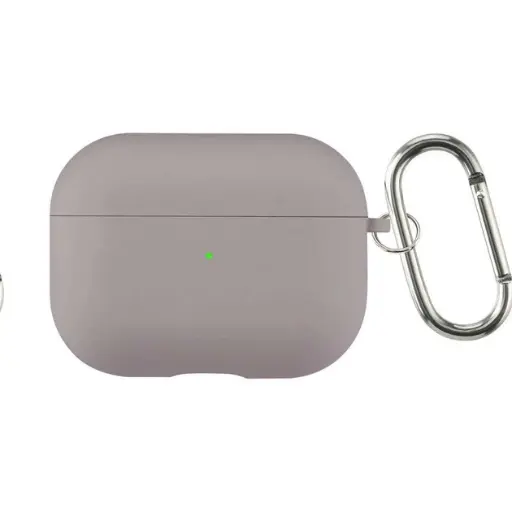 [4821000186374] Silicone case З яблуком для AirPods Pro 2 тісно сірий