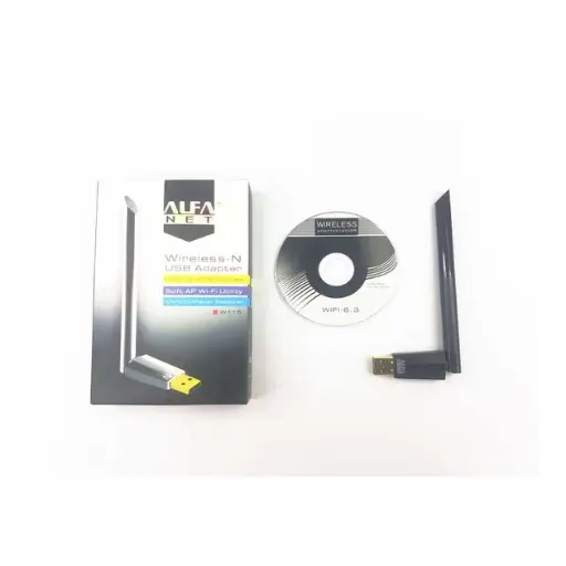 [46266] Wi-Fi адаптер Alfa W113 USB 150Mbps 3DBi black