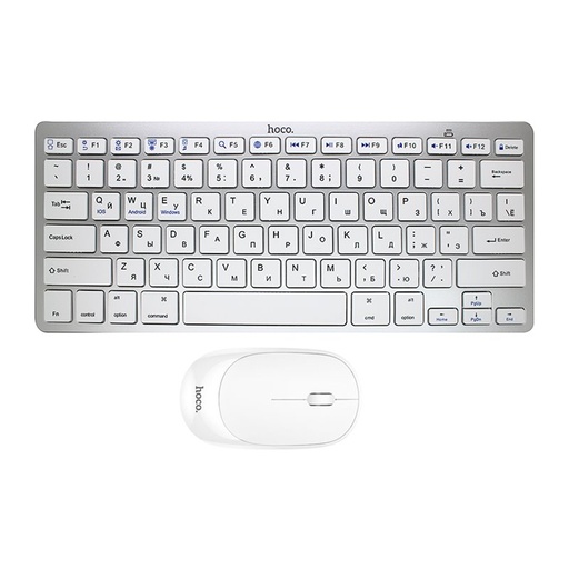 [47065] Wireless keyboard and mouse set Hoco DI05 (ENG/RUS) white