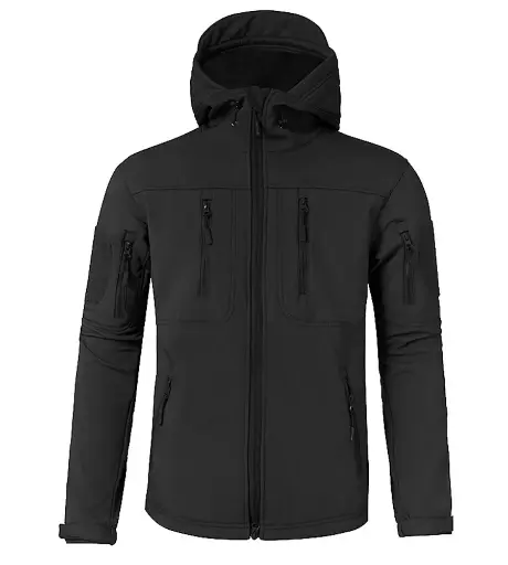 [2000000061139] Тактична куртка Eagle Soft Shell JA-01-0 із флісом Black XXL