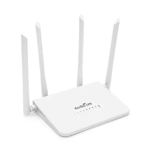 [4821000189306] Wi-Fi роутер CPE R103, 4G/5G, від SIM-картки 300Mbps 5V/1A (Білий)