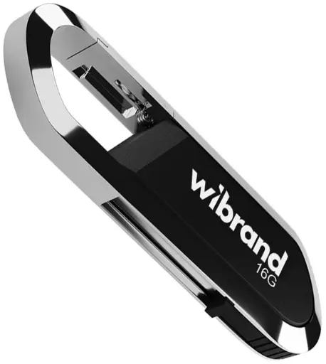 [4820124230178] USB флеш-накопичувач Wibrand 16gb Aligator (Чорний)