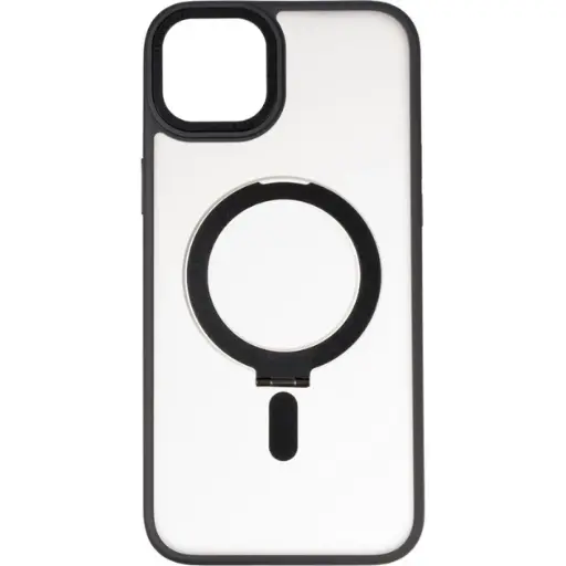[4821000191569] Bumper Case (MagSafe Stand) for iPhone 14 Black