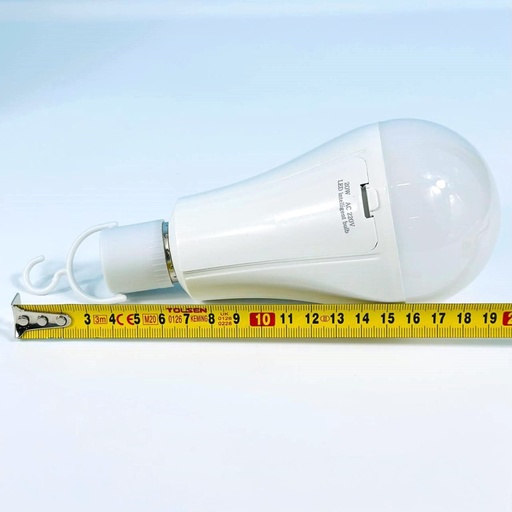 [4821000192498] Світлодіодна лампа/ Кемпінг LED Bulb 15W AC85-265V 2*18650 (патрон) (Білий)