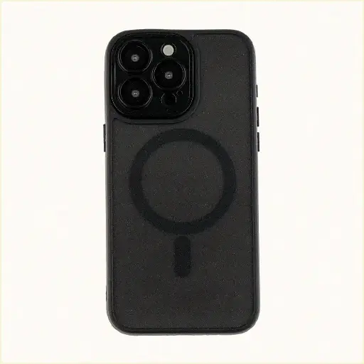 [4821000192955] Накладка Mix AirCase Camera MagSafe IPhone 13 Pro чорний плетінь