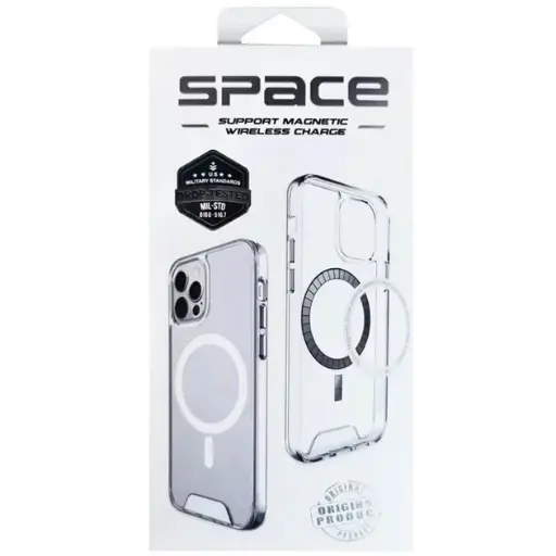 [4821000192993] Накладка Space Color TPU+PC Drop-Protection MagSafe IPhone 12/12 Pro 2020 6.1" блакитний