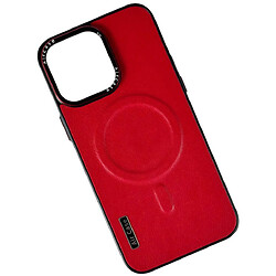 [4821000193082] Logo Leather AirCase Camera MagSafe IPhone 13 Pro червоний