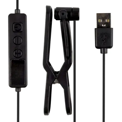 [4821000193501] Автоклікер USB з Прищіпкою (Чорний)