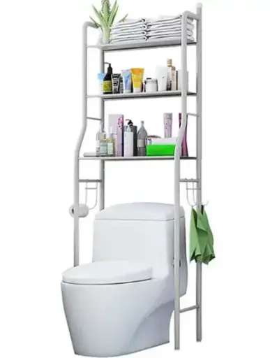 [4821000193990] Floor shelf-rack above the toilet TOILET RACK №:8813 160cm*65cm*17cm-25cm