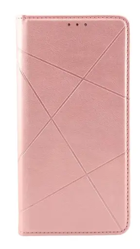 [4821000194171] Business Leather Book Case for Xiaomi Redmi Note 12S Pink