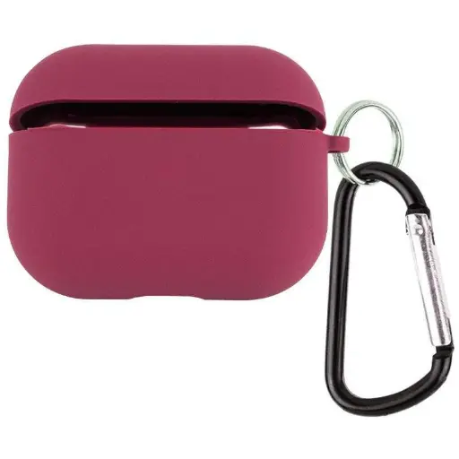 [4821000195598] Silicone case Hang Case Colorful для AirPods 3 вишневий