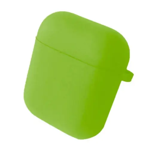 [4821000195765] Silicone case Hang Case Colorful for AirPods 1/2 light green