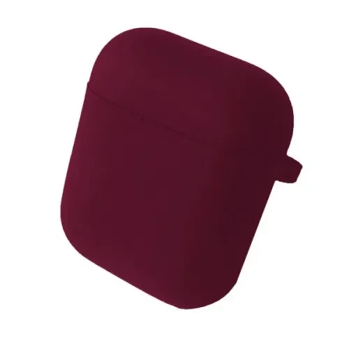 [4821000195864] Silicone case Hang Case Colorful для AirPods 1/2 бордовий