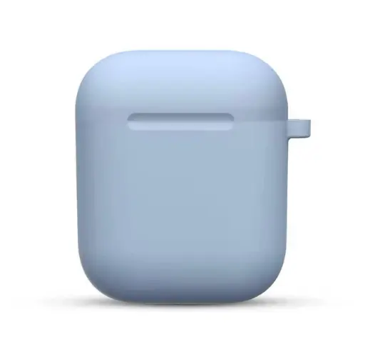 [4821000195826] Silicone case Hang Case Colorful for AirPods 1/2 blue