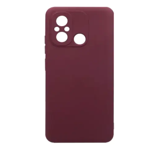 [20182] Силікон FULL Cover Xiaomi Redmi 12c Burgundy
