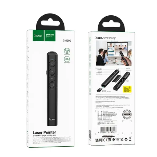 [45367] Presenter with laser pointer Hoco GM201 black