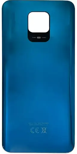 [30267] Заднє скло корпусу для Xiaomi Redmi Note 9S/9 Pro/9 Pro Max Aurora Blue (синє)
