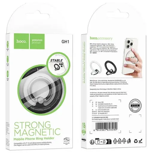 [47071] Hoco GH1 magnetic holder black