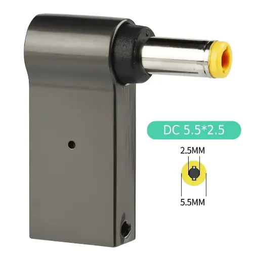 [47107] Адаптер для заряджання ноутбука Type-C-DC 5.5-2.5 100 W