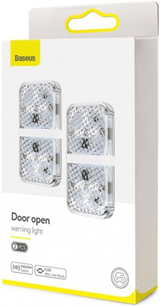 [27330] LED Baseus Door Open Warning Light (2pcs/Pack) (White)