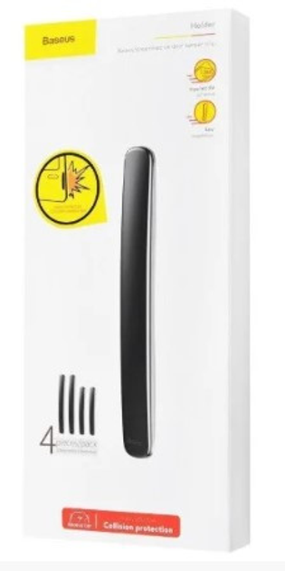 [22825] Baseus StreamLined Car Door Bumper Strip (Black) Protective Passings