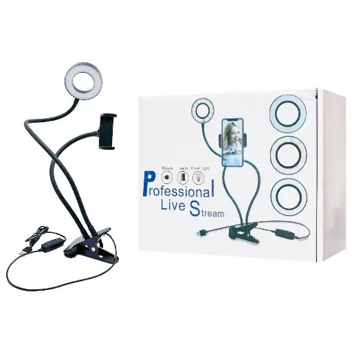 [1190] Professional Live Stream 3 in 1 LED Ring Light