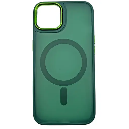 [39787] Накладка Space Color TPU+PC Drop-Protection MagSafe IPhone 11 Pro 2019 5.8" зелений