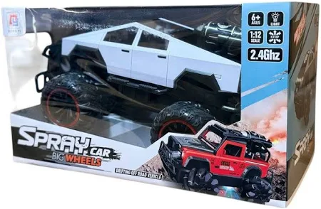 [77715959] Off-road car on the control panel BIG WHEELS SPRAY CAR 0855-247 white