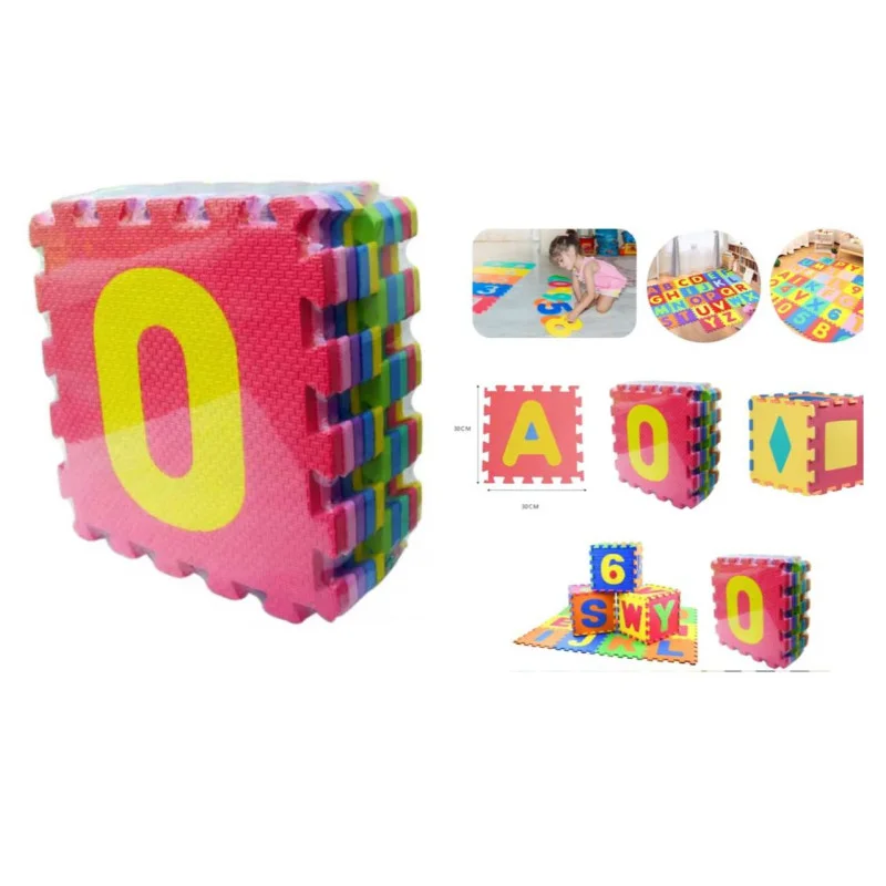 [77716115] Children's rug - 10 GS-1 puzzles