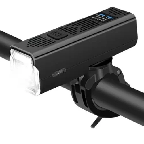 [0860612909201] Велофара з сигналом MT-007-T6, 450Lum, Li-Ion акум. (2200mAh), виносна кнопка, Waterproof, Type-C (Чорний)