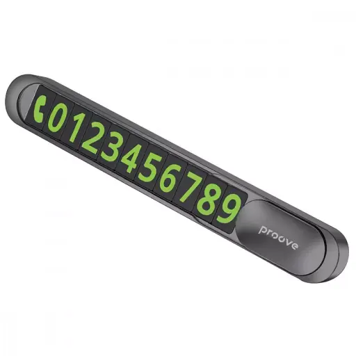 [48402] Паркувальна Карта Proove Parking Number Plate Metal Lock dark gray