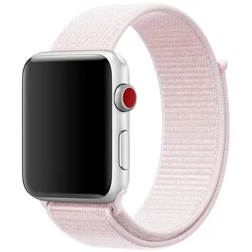[2020000477860] Ремінець для Apple Watch Nylon 42/44/45/49 mm (Pearl Pink)